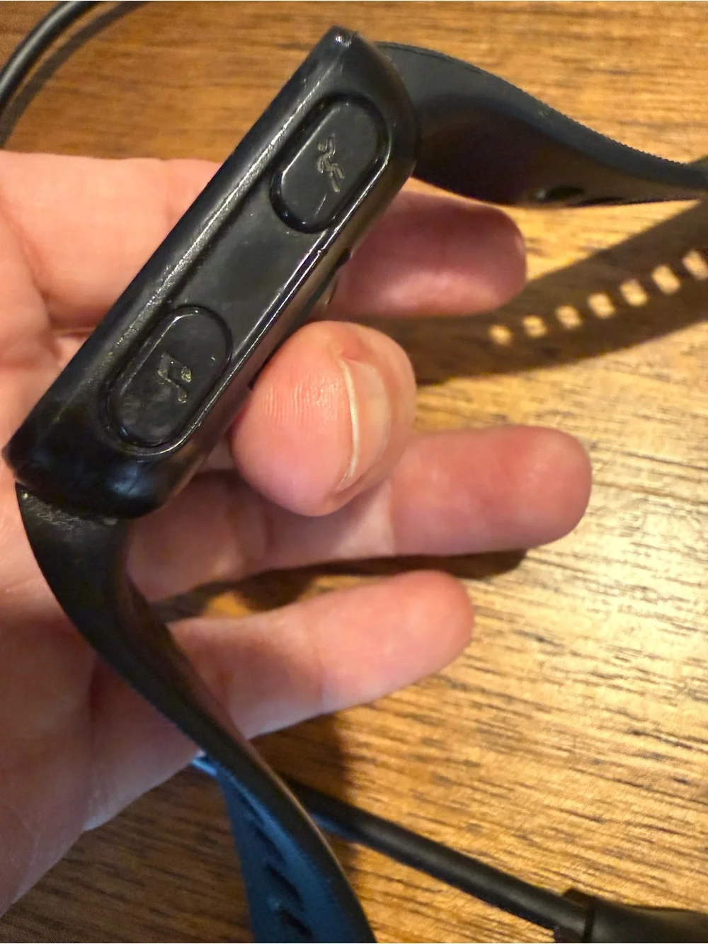 Garmin 35 Black Digital Fitness GPS Smartwatch in great condition with charger